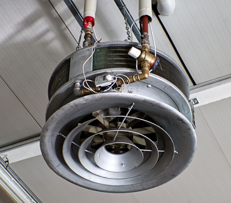 Industrial Ceiling Fan Installation