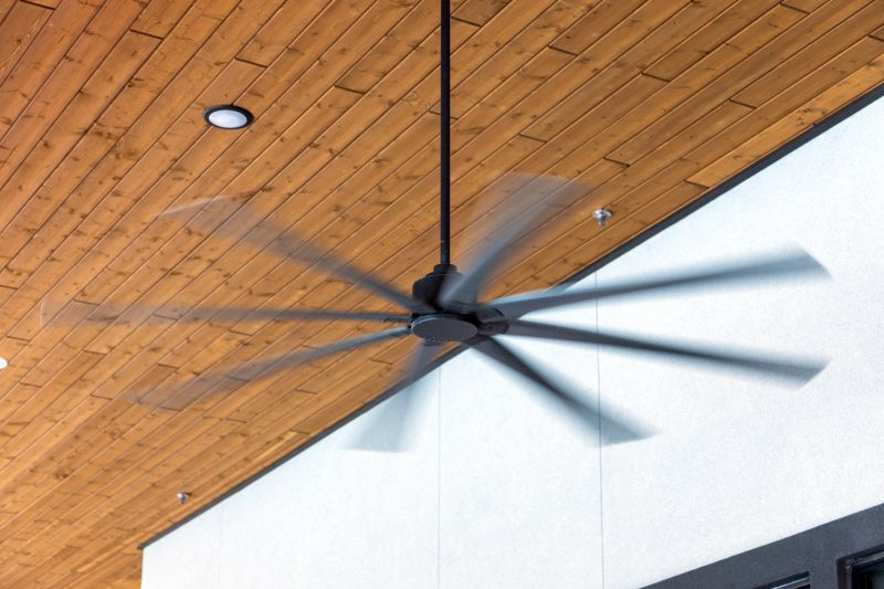 Industrial Ceiling Fan Installation