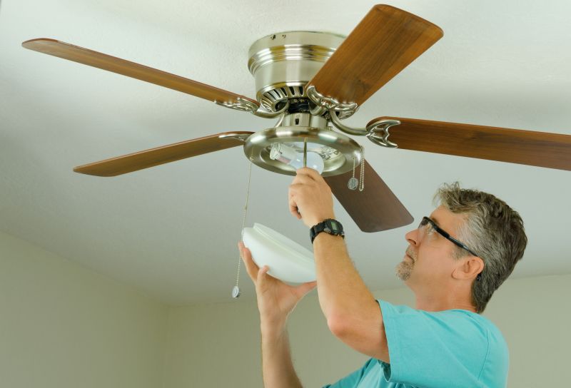 Industrial Ceiling Fan Installation