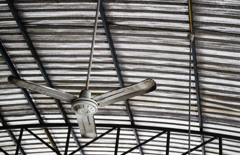 Industrial Ceiling Fan Installation