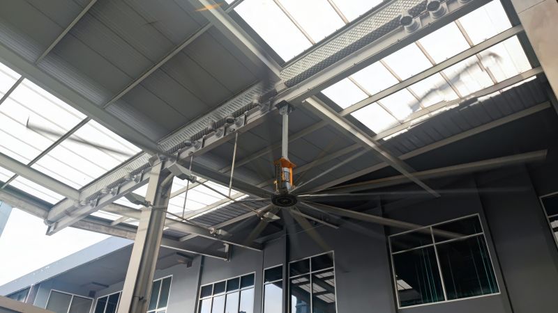 Products For Industrial Ceiling Fan Installations in use